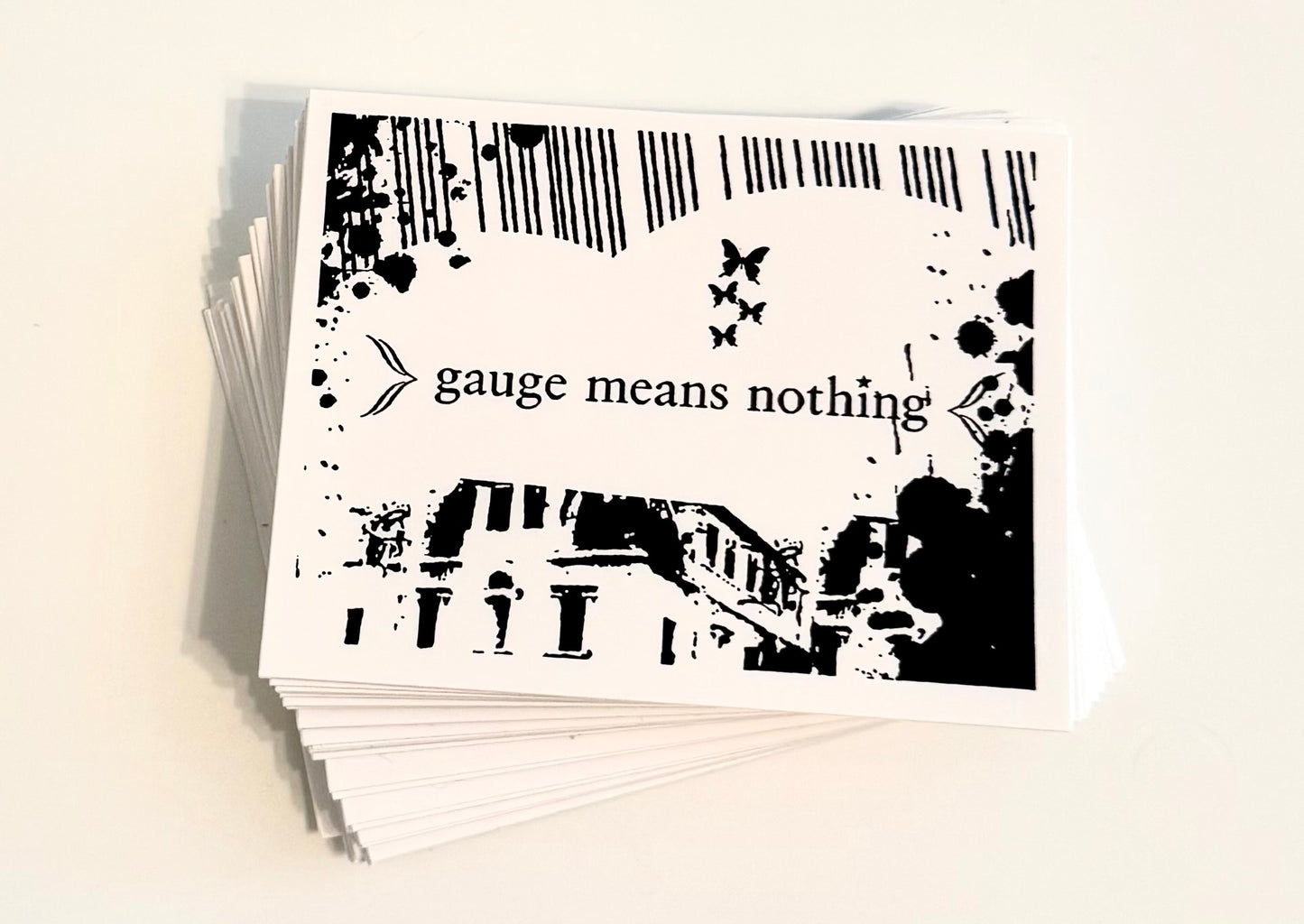 Gauge Means Nothing - Logo Sticker