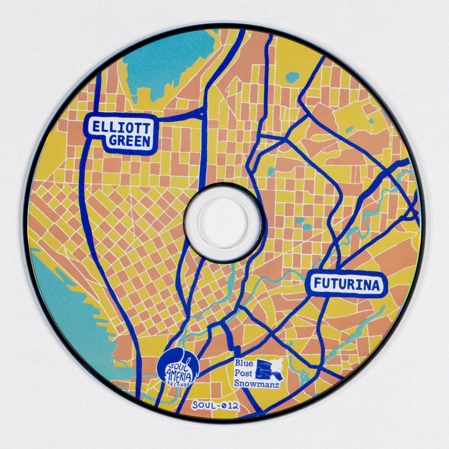 Elliott Green x Futurina - post marked stamps #5 CD
