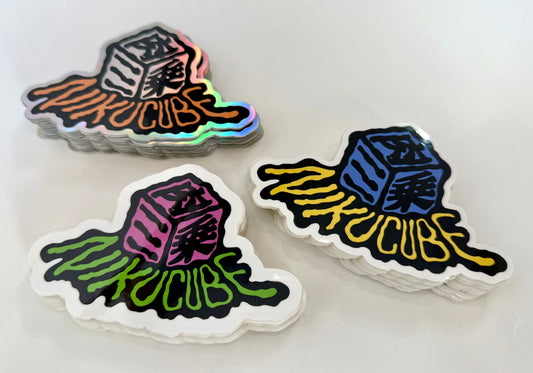 Nikucube Melting Cube Sticker